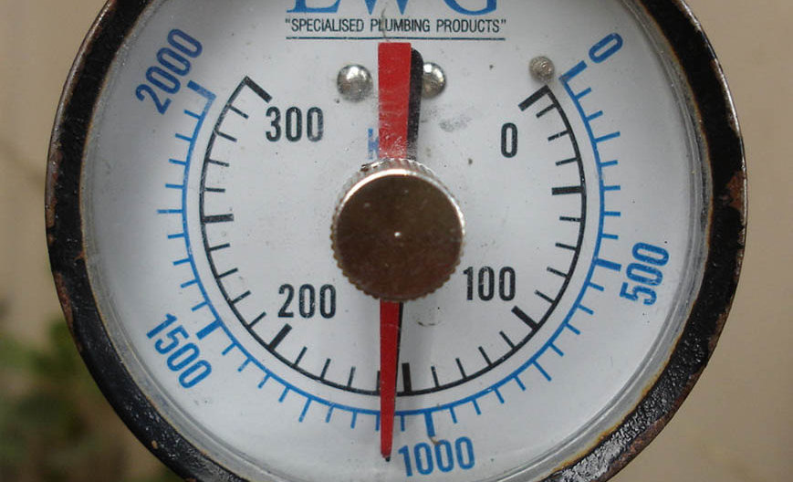 Water pressure, water hammer and the plumbing code