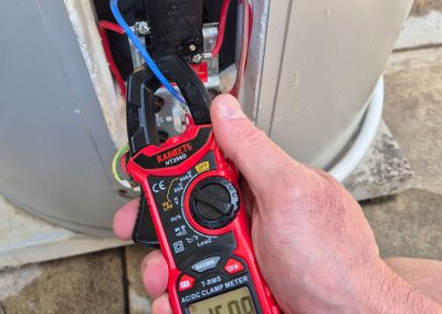 Testing electric hot water heating element