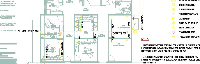 plumbing services design and drafting